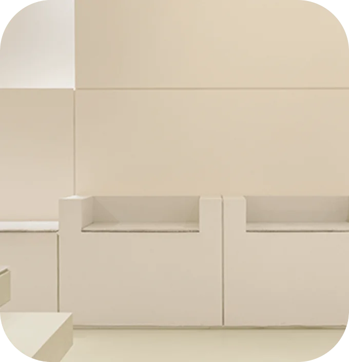 Modern beige interior design for 345 plastic surgery where natural results matter