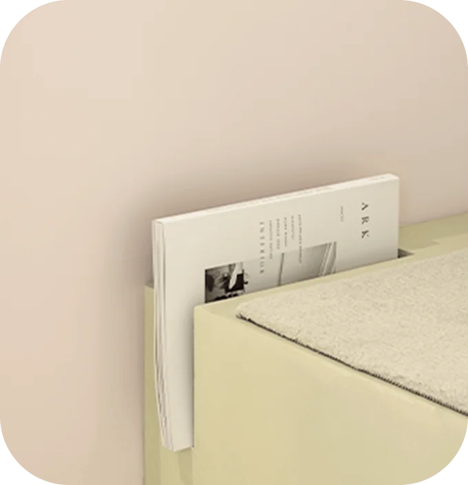 ARK interior book on a shelf. 345 Plastic Surgery where natural.