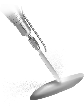 Plastic surgery tool cutting implant for natural 345 plastic surgery.