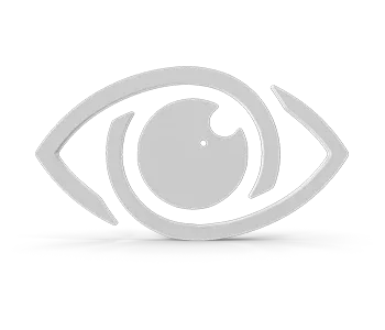 Eye logo for 345 Plastic Surgery where natural results are the focus.